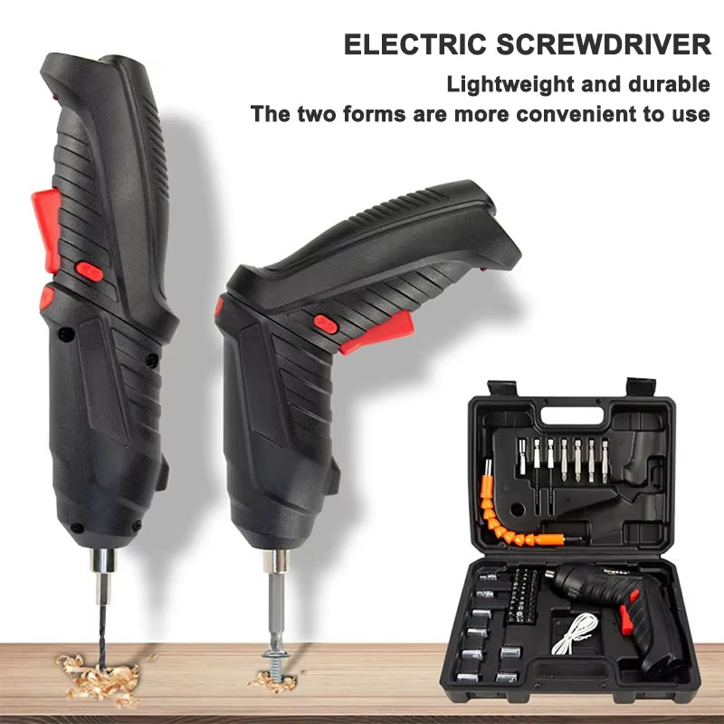 Electric Screwdriver Rechargeable Usb - 電動ドライバーセット 3.6V コードレス充電式電動工具 1800mAh バッテリー付き 家庭用