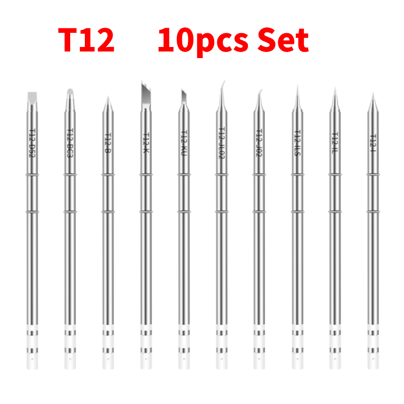Digital Soldering Station T12 - 10 個 T12 セットはんだごてチップ各種モデル T12-K KU