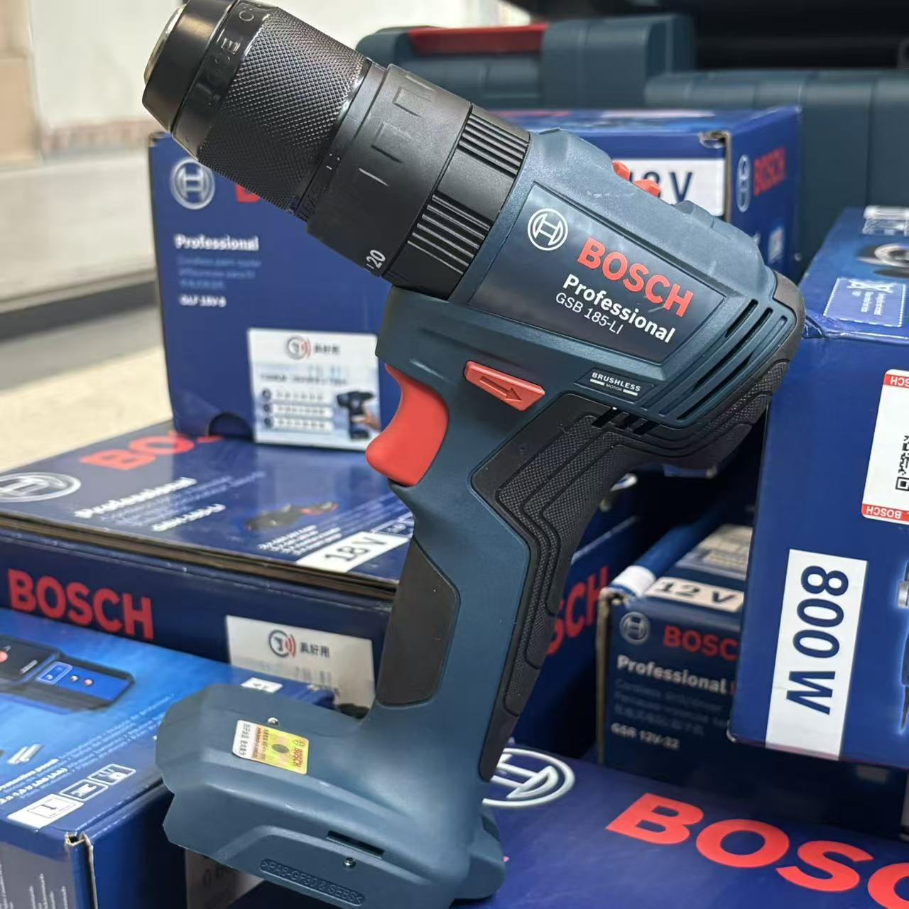 Brushless Cordless Electric Drill 18V - ボッシュ GSB 185-LI 18V ブラシレス コードレス