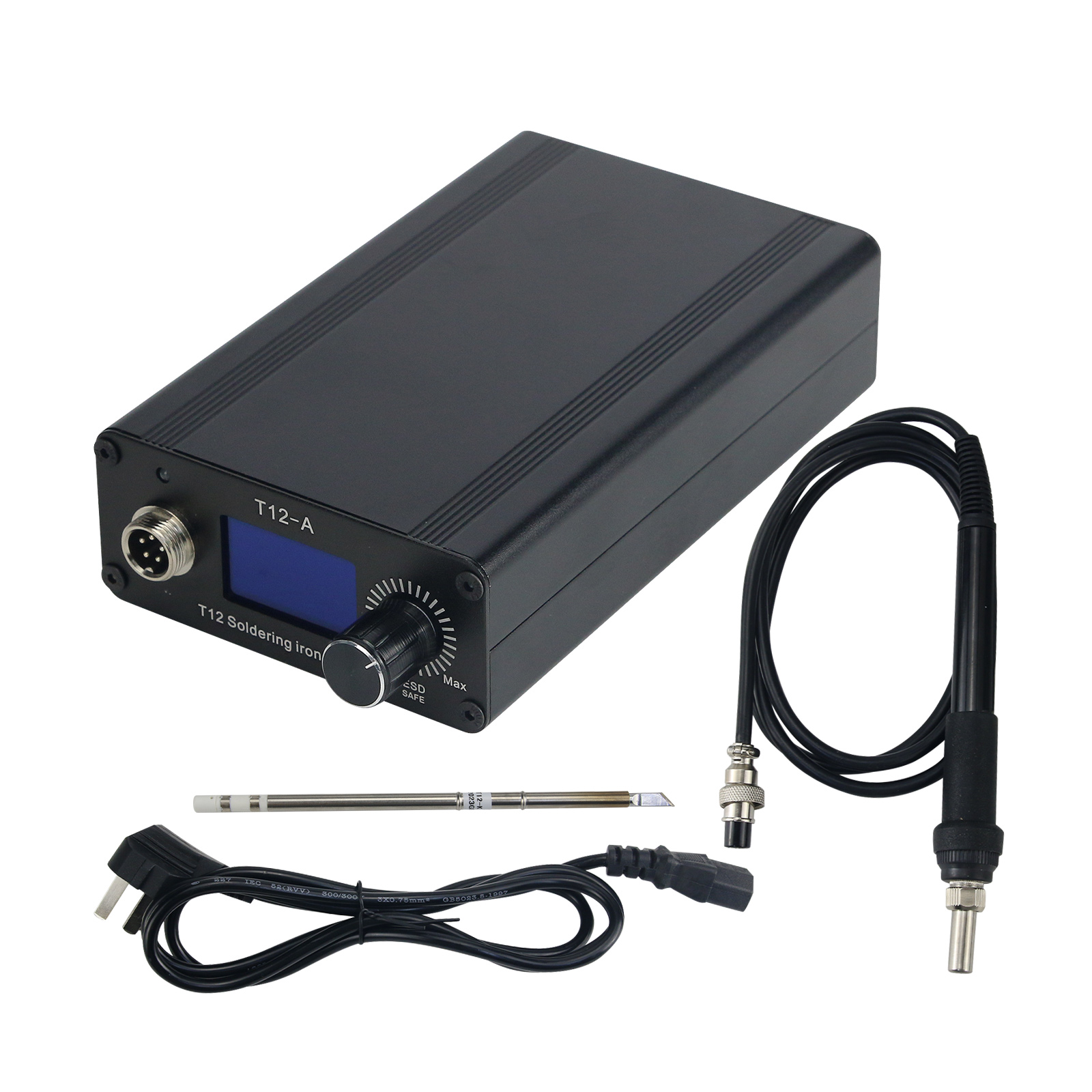 Digital Soldering Station T12 - ハムギーク T12-A 50-700 ° C 1.3インチデジタルスクリーン