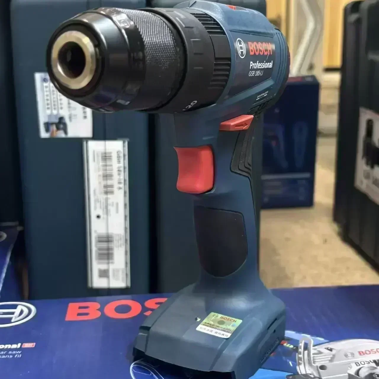 Brushless Cordless Electric Drill 18V - ボッシュ GSB 185-LI 18V コードレス インパクトドライバー（ブラシレスモーター搭載）1900RPM