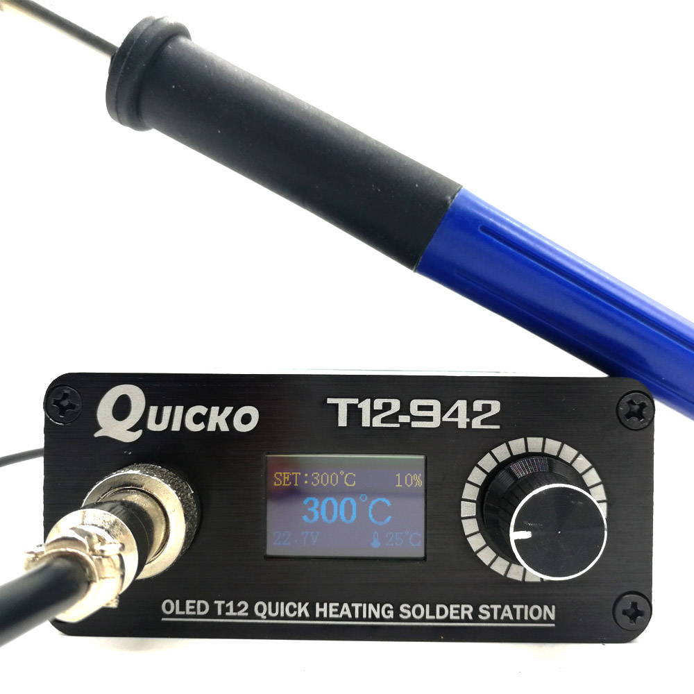 Digital Soldering Station T12 - Picko-デジタルはんだ付けステーション12 stc,電子ソダー942,はんだ付けツール9501付き