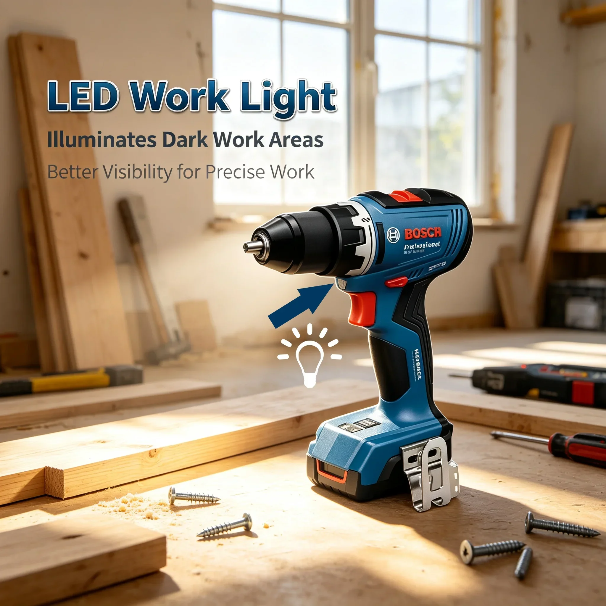 Brushless Cordless Electric Drill 18V - ボッシュ GSR 18V-65 ブラシレスコードレスドリル 18V 63Nm