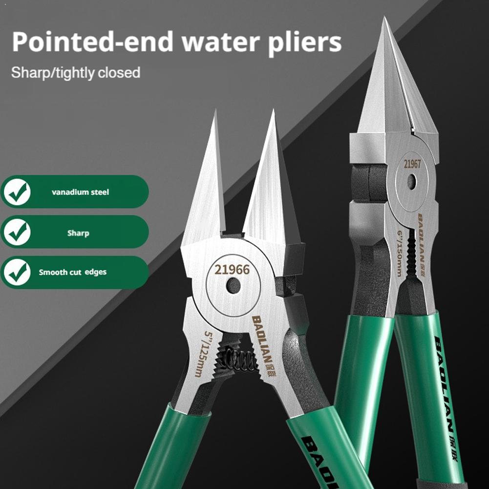 Automatic Wire Stripper Cutter - 超鋭利フラッシュカッタープライヤー – 高硬度薄型斜めカッター、電気技師用切削工具アクセサリー