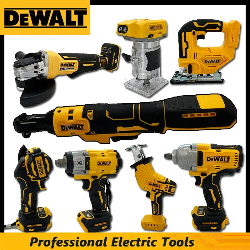 Brushless Angle Grinder Battery Powered - DeWalt コードレス ブラシレス アングル グラインダー、カッター、電動レンチ、ポリッシャー、エアポンプ、ヒートガン 多機能電動工具