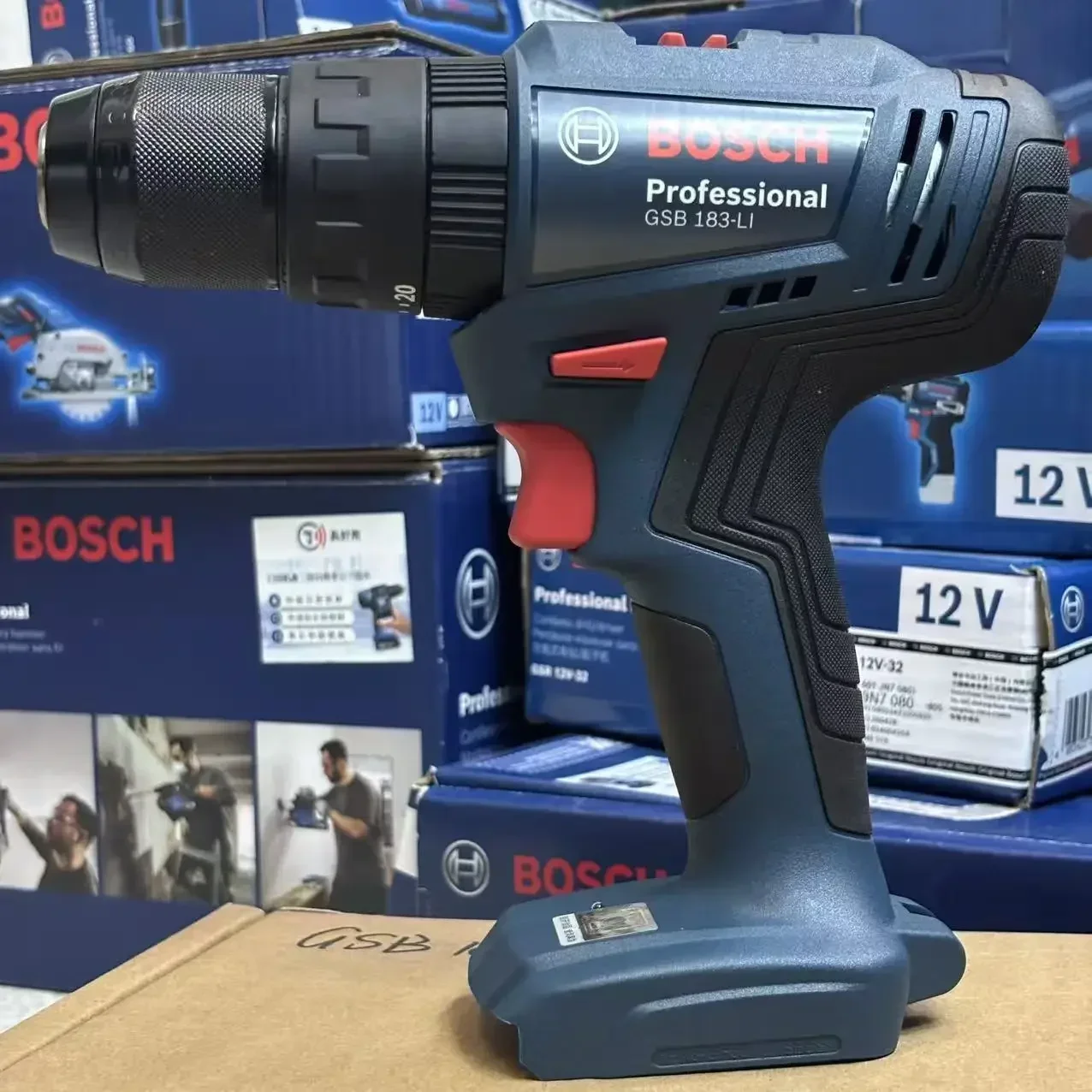 Brushless Cordless Electric Drill 18V - ボッシュ GSB 183-LI 18V ブラシレス インパクトドライバー