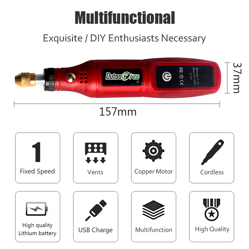 コードレスロータリーツールキット,木工,彫刻ペン,研磨,DI - Cordless Rotary Tool Kit Accessories のレビューと価格