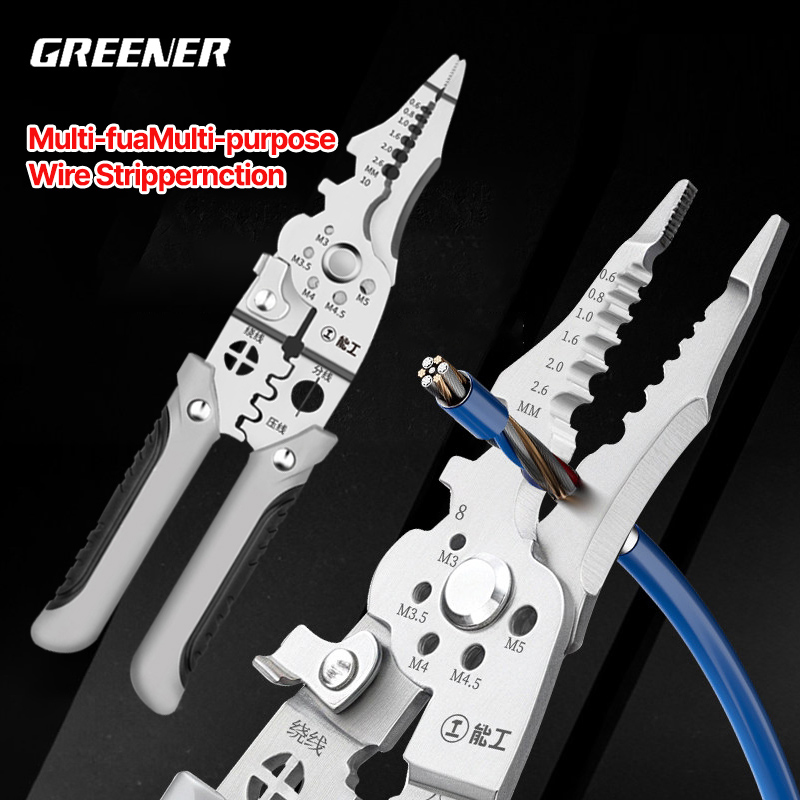 GREENER 自動調整機能付きワイヤーストリッパー、圧着ペ - Automatic Wire Stripper Cutter のレビューと価格