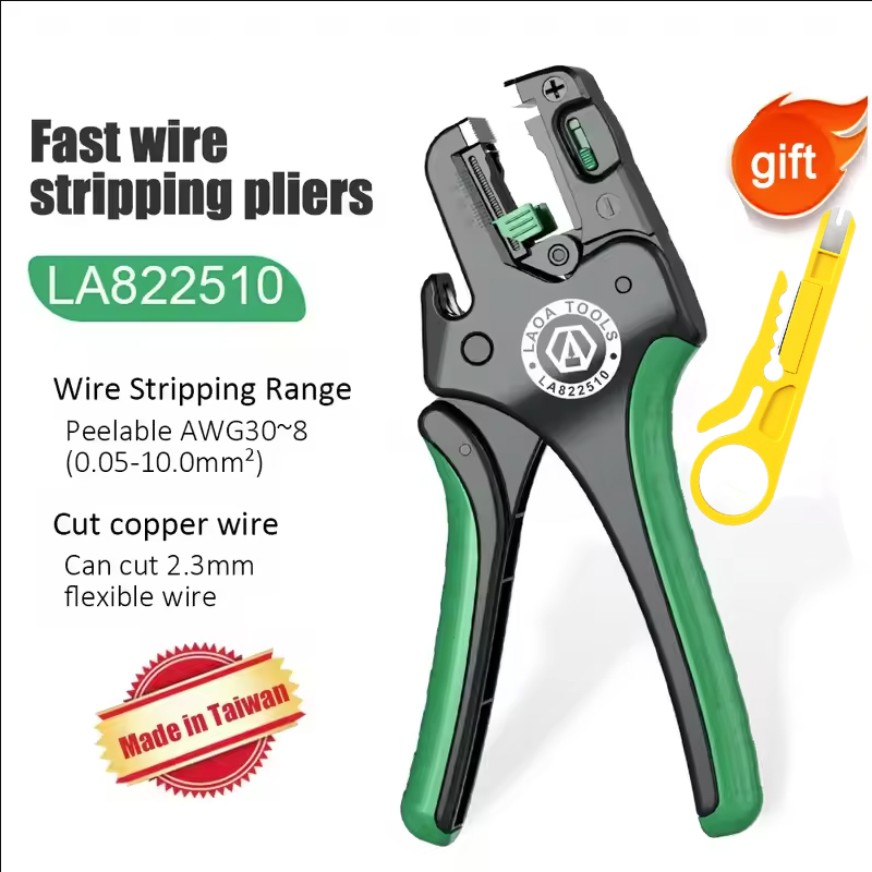 LAOA 自動ワイヤーストリッピングプライヤー多機能高速ワイ - Automatic Wire Stripper Cutter のレビューと価格