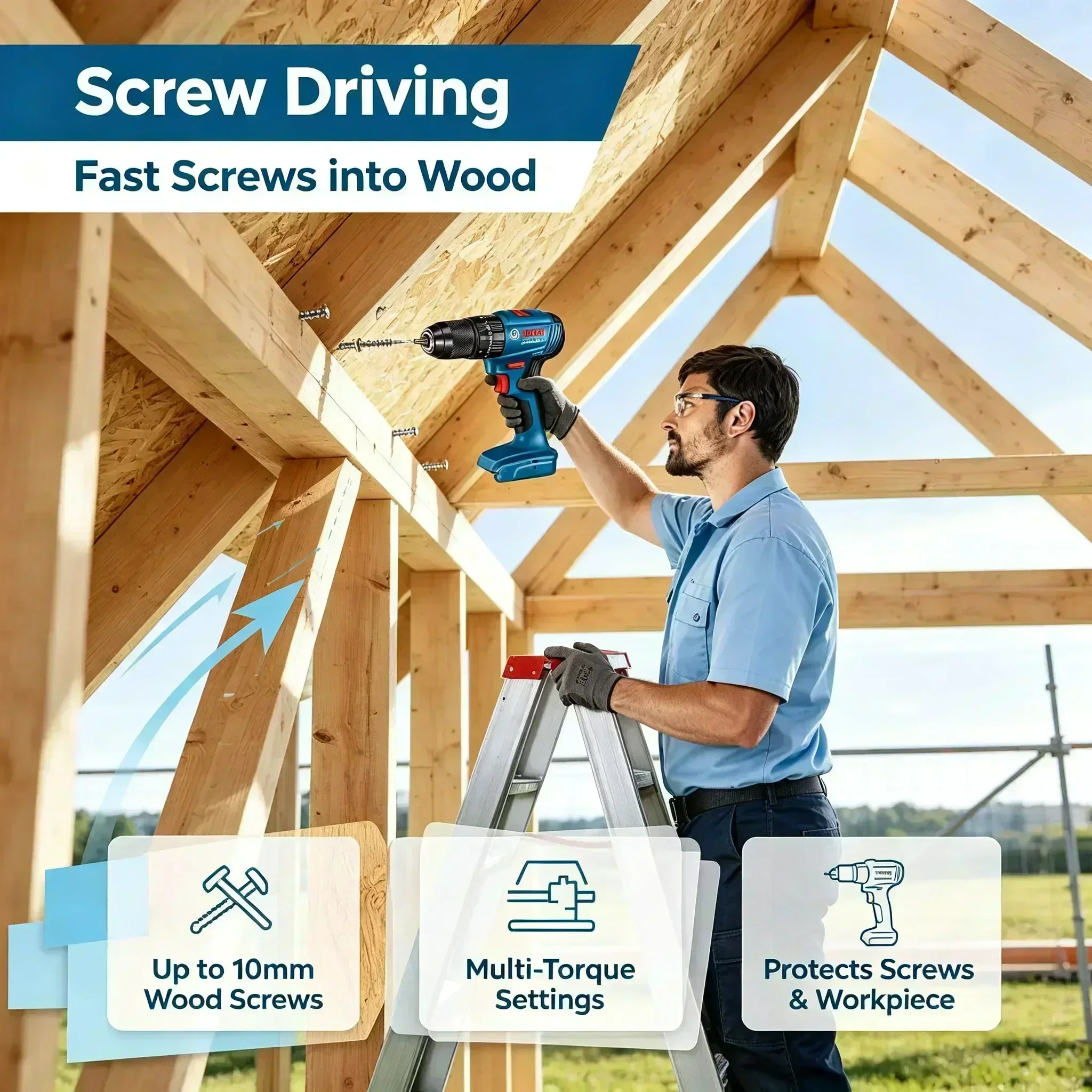 ボッシュ GSB 185-LI 18V コードレス インパク - Brushless Cordless Electric Drill 18V のレビューと価格