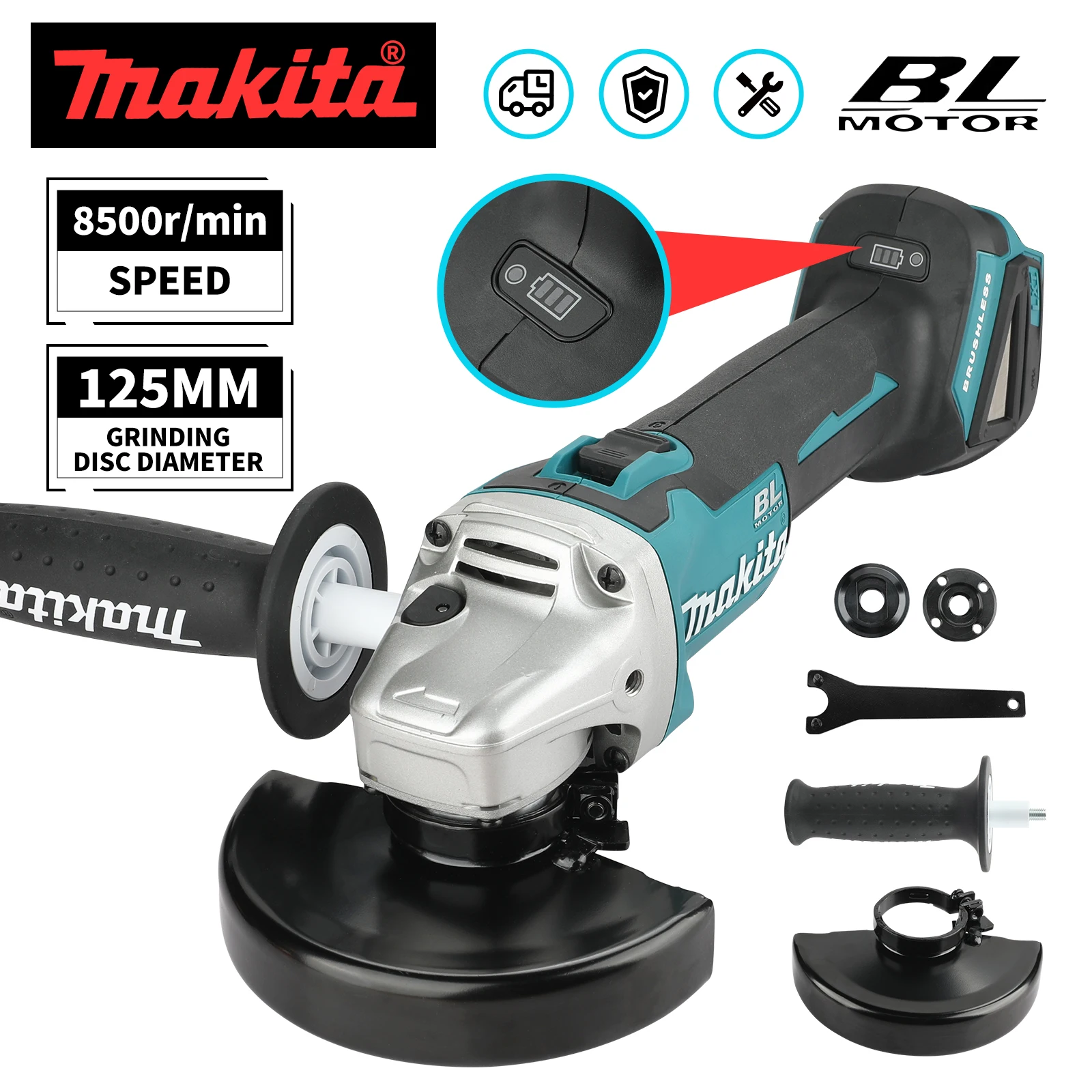 新型2026マキタDGA504 125mmコードレスアングル - Brushless Angle Grinder Battery Powered のレビューと価格