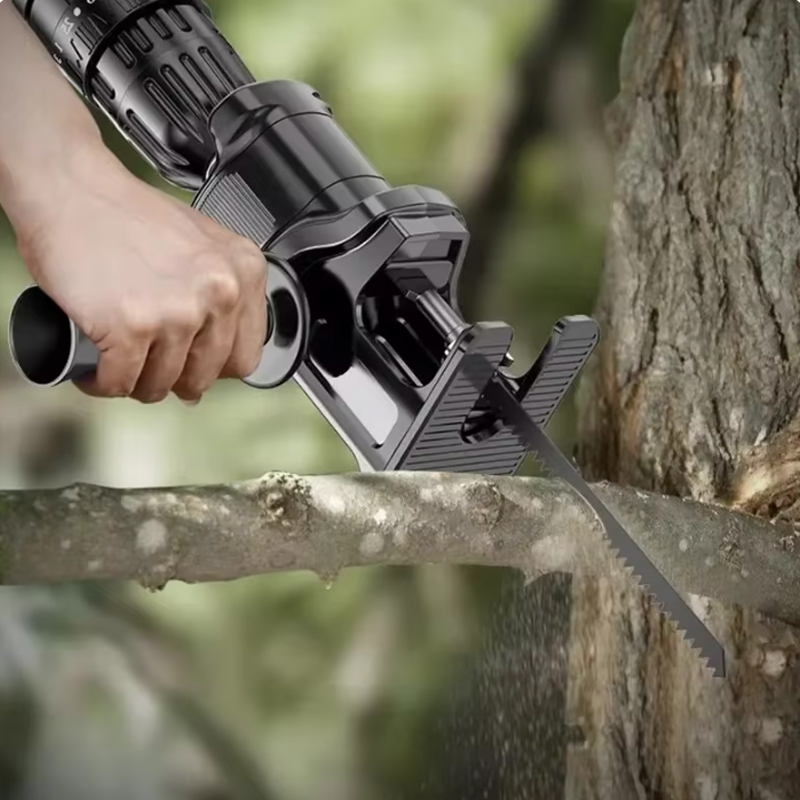 携帯用電動ドリル改造ツールアタッチメント、木材・金属切断用3 - Reciprocating Saw Attachment Drill のレビューと価格