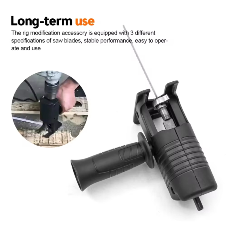 携帯用電動ドリル改造ツールアタッチメント、木材・金属切断用3 - Reciprocating Saw Attachment Drill のレビューと価格