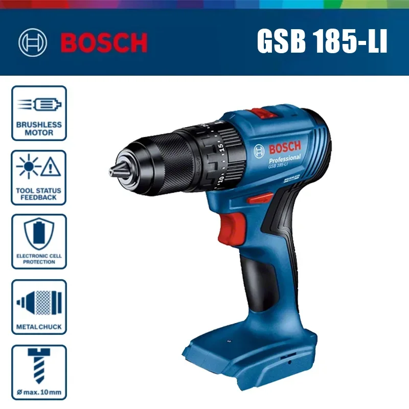 ボッシュ GSB 185-LI 18V ブラシレス コードレ - Brushless Cordless Electric Drill 18V のレビューと価格