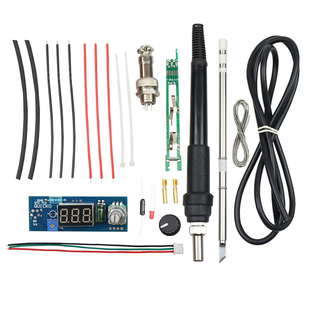 STC-T12 はんだごて DIY キット/ユニットデジタル - Digital Soldering Station T12 のレビューと価格