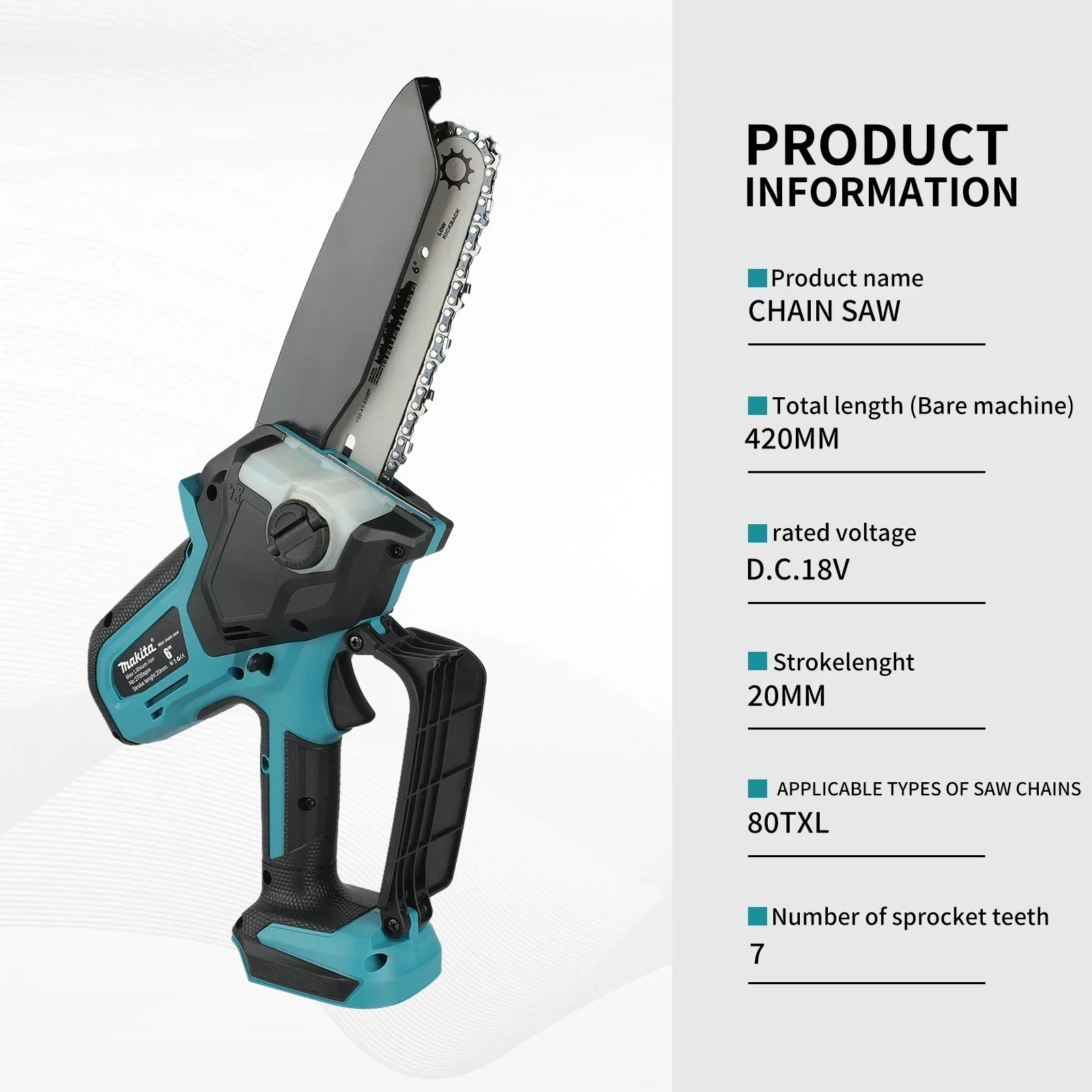 マキタ UC286 6インチ チェーンソー 電気チェーンソー - Mini Electric Chainsaw 6 Inch のレビューと価格