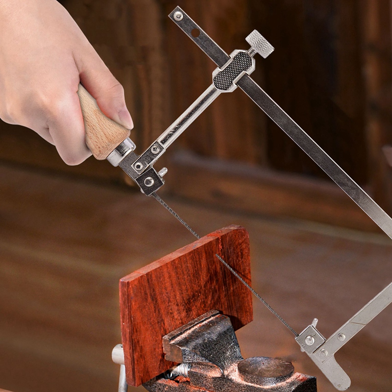 プロ仕様調整可能ソーボウ木製ハンドル付きジュエリーソーフレー - Hand Tools のレビューと価格