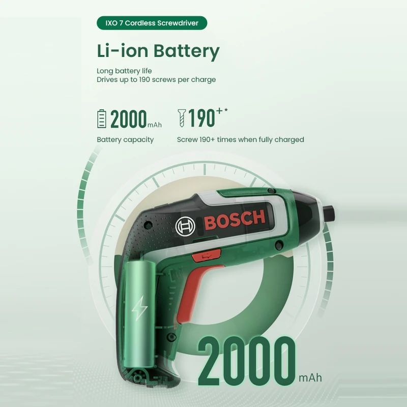 ボッシュ IXO 7 コードレスドライバー 3.6V USB - Electric Screwdriver Rechargeable Usb のレビューと価格