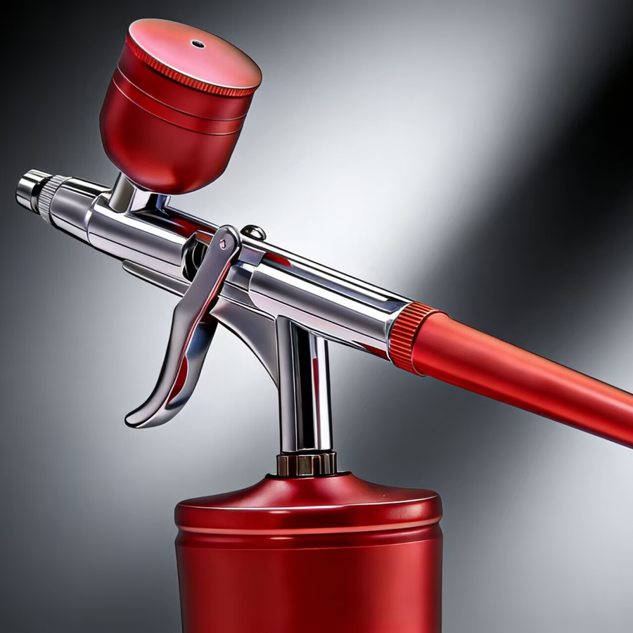 コンプレッサー内蔵のポータブル充電式ワイヤレスエアブラシ。シ - Airbrush Kit With Mini Compressor のレビューと価格