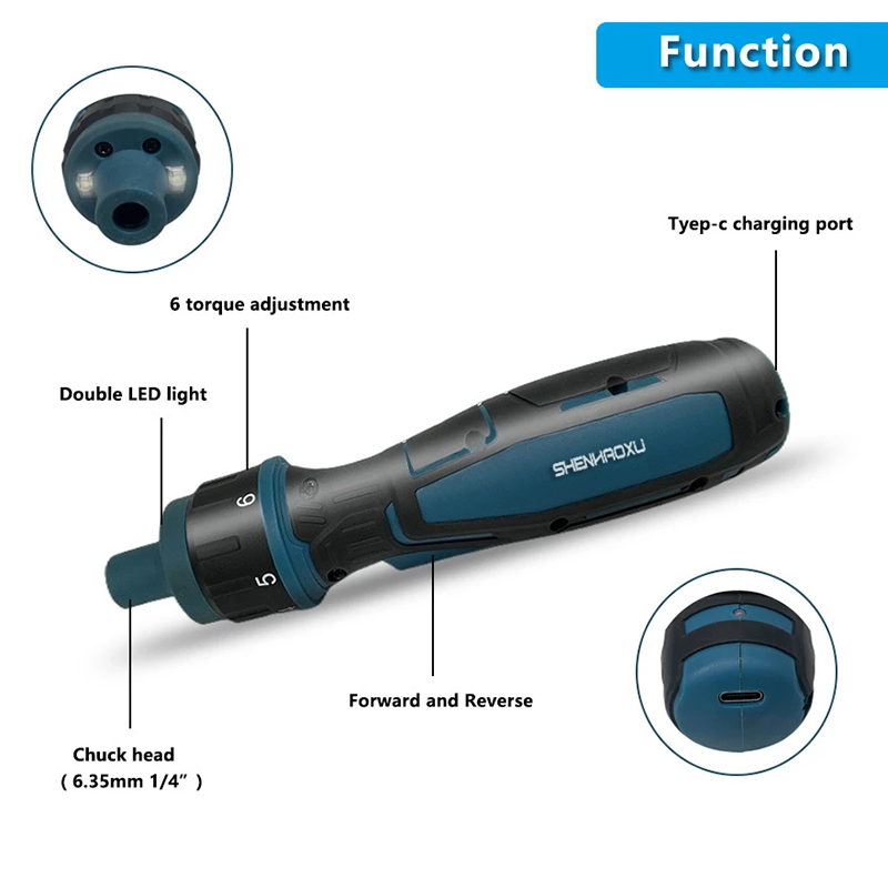 充電式コードレス電動ドライバーミニドリル電動工具セット多機能 - Electric Screwdriver Rechargeable Usb のレビューと価格