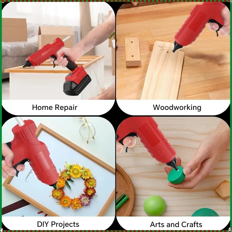 VESMATITY コードレス電動ホットメルトグルーガン。ミ - Hot Melt Glue Gun Cordless のレビューと価格