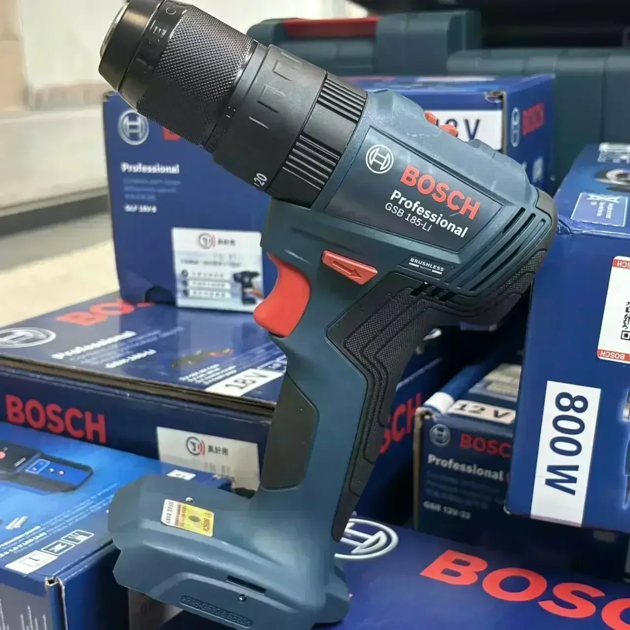 ボッシュ GSB 185-LI 18V コードレス インパク - Brushless Cordless Electric Drill 18V のレビューと価格