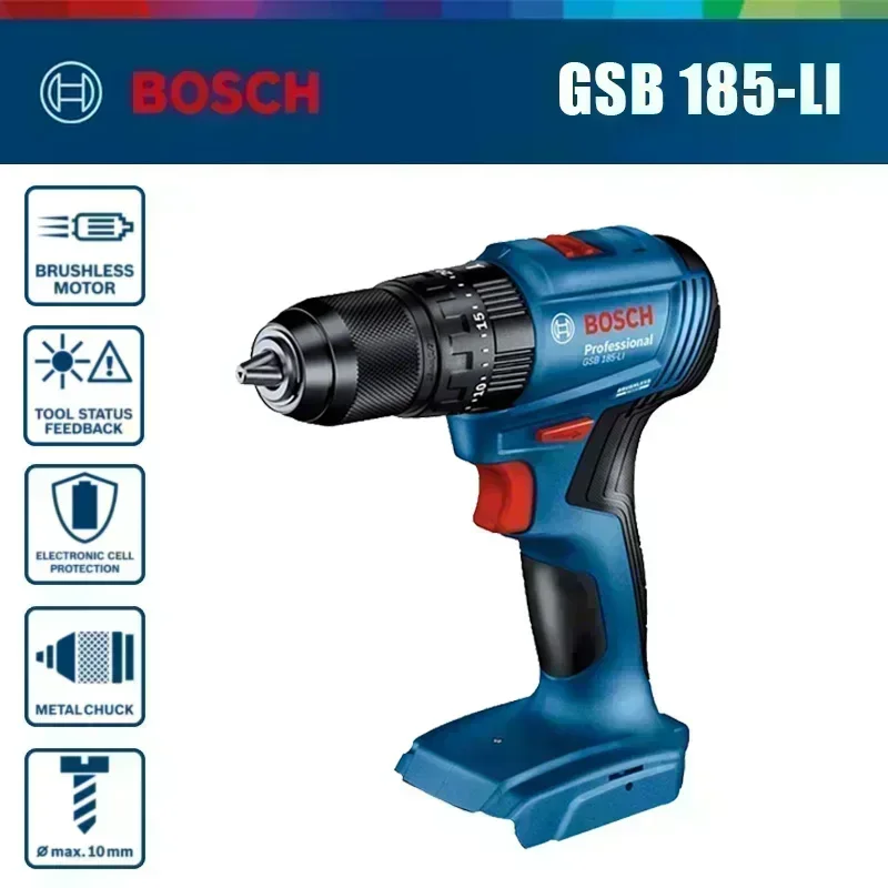 ボッシュ GSB 185-LI 18V コードレス インパク - Brushless Cordless Electric Drill 18V のレビューと価格