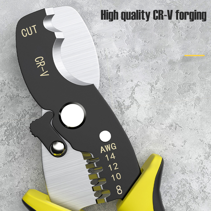 デュアルユースワイヤーストリッパー＆ケーブルカッター、滑り止 - Automatic Wire Stripper Cutter のレビューと価格