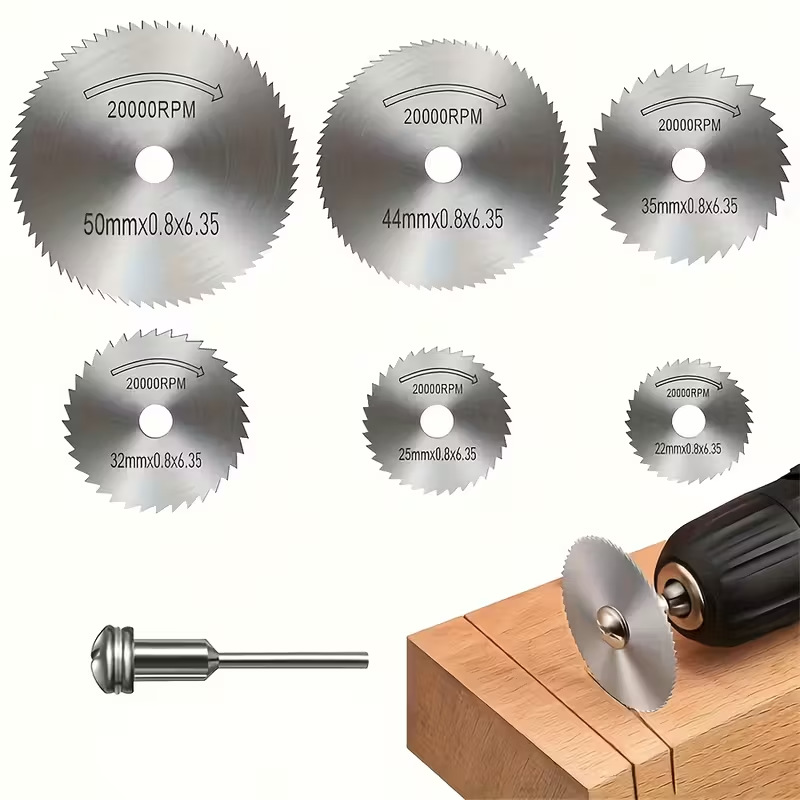 1 セットミニ丸鋸刃、Hss 切断ディスク回転穴あけ工具アク - Reciprocating Saw Attachment Drill のレビューと価格