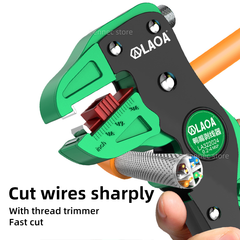 LAOA ワイヤーストリッパーツールケーブル切断ニッパー調整 - Automatic Wire Stripper Cutter のレビューと価格