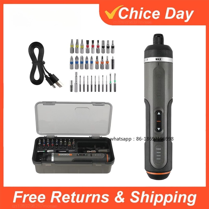 30 ビットセット電動工具 WX242 電気ドライバーセット - Electric Screwdriver Rechargeable Usb のレビューと価格