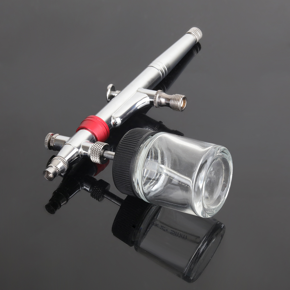 大容量デュアルアクションロータリーエアブラシペン、アートデザ - Airbrush Kit With Mini Compressor のレビューと価格
