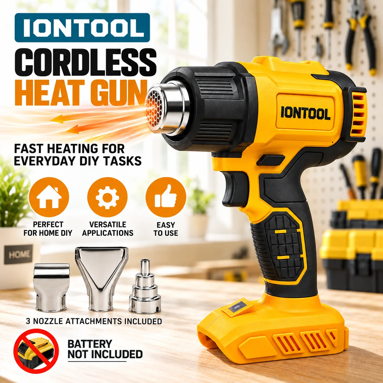 IONTOOL ブラシレス コードレス ヒートガン 250L - Cordless Heat Gun For Shrink Tubing のレビューと価格