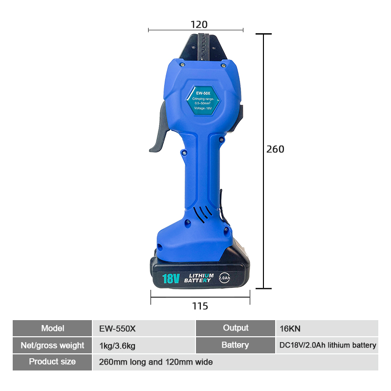 EW-50X 充電式圧着工具電動冷圧着工具小型電動端子プライ - Electrical のレビューと価格