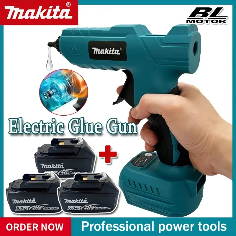 マキタコードレス電動ホットメルトグルーガン 18Vバッテリー - Hot Melt Glue Gun Cordless のレビューと価格